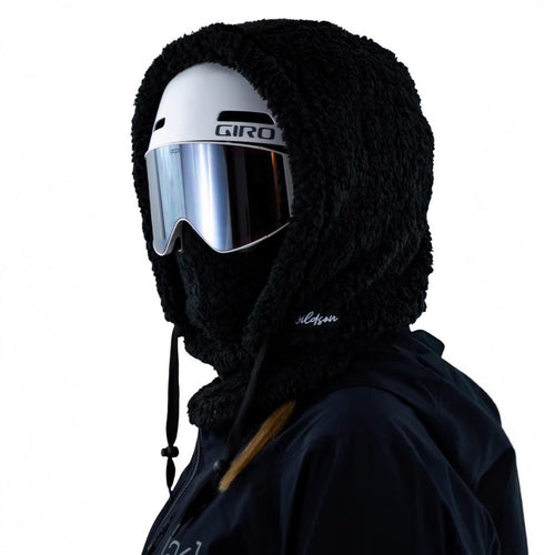 Fleece Winter Mask & Velvet Neck Hood