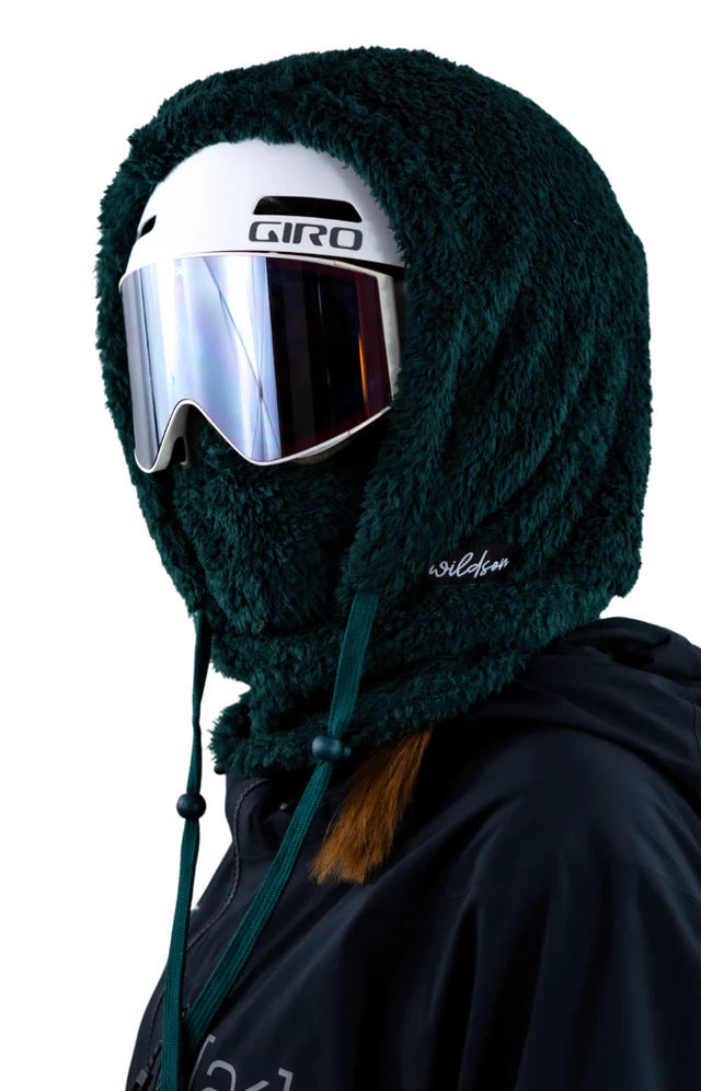 Fleece Winter Mask & Velvet Neck Hood