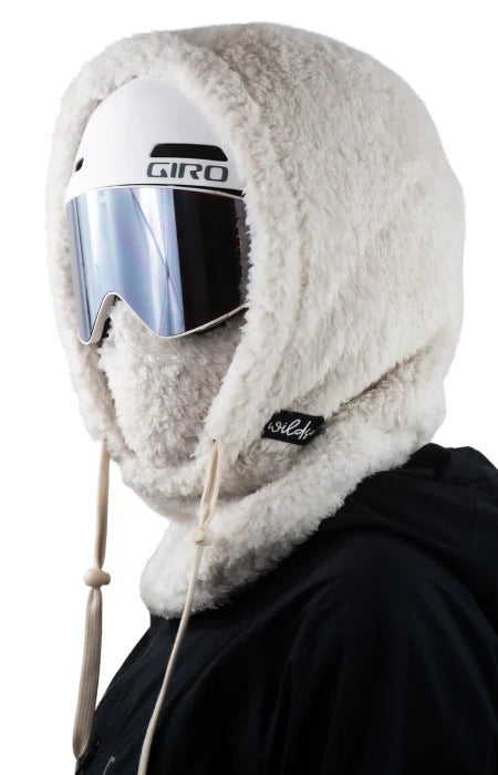 Fleece Winter Mask & Velvet Neck Hood