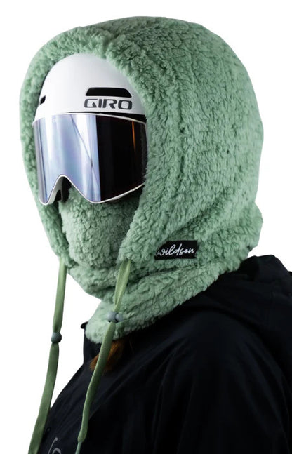 Fleece Winter Mask & Velvet Neck Hood