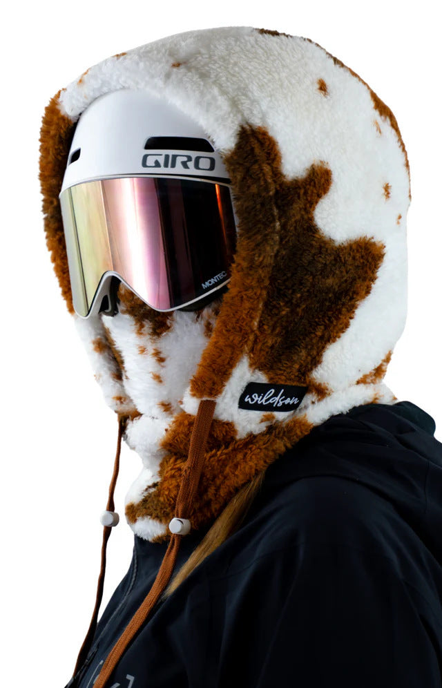Fleece Winter Mask & Velvet Neck Hood