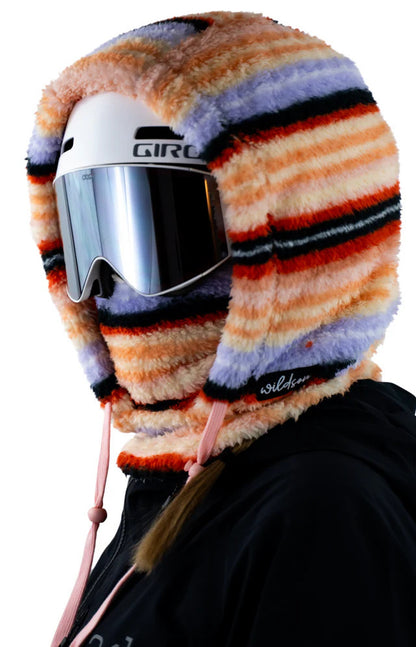 Fleece Winter Mask & Velvet Neck Hood