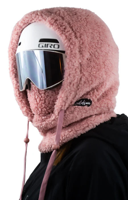 Fleece Winter Mask & Velvet Neck Hood