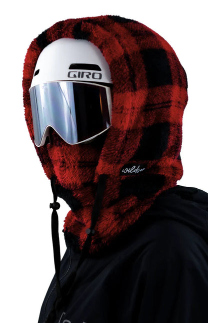 Fleece Winter Mask & Velvet Neck Hood