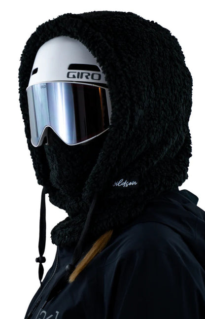 Fleece Winter Mask & Velvet Neck Hood