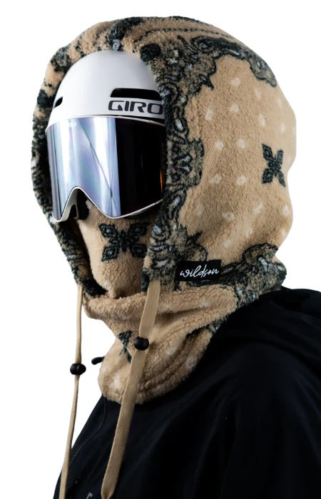 Fleece Winter Mask & Velvet Neck Hood