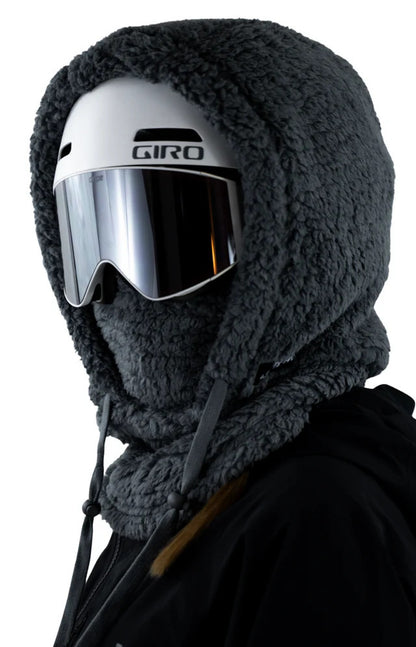 Fleece Winter Mask & Velvet Neck Hood