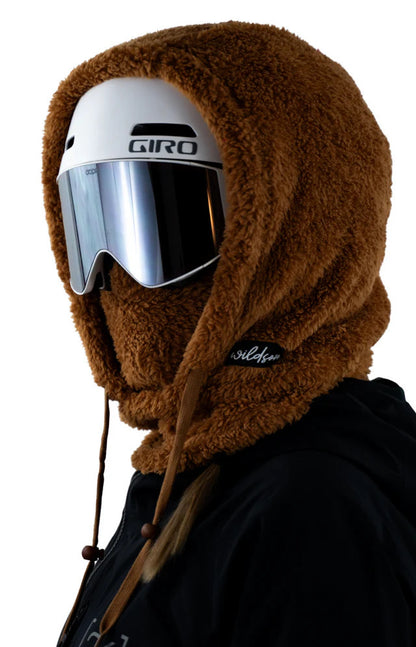 Fleece Winter Mask & Velvet Neck Hood