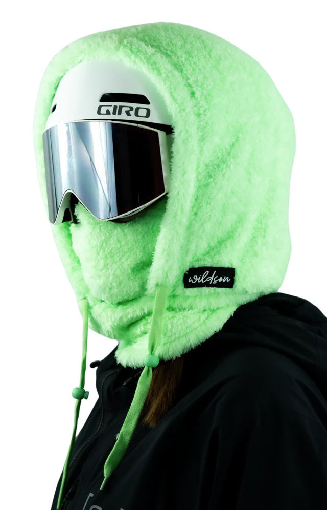 Fleece Winter Mask & Velvet Neck Hood