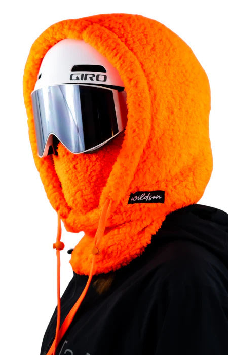Fleece Winter Mask & Velvet Neck Hood