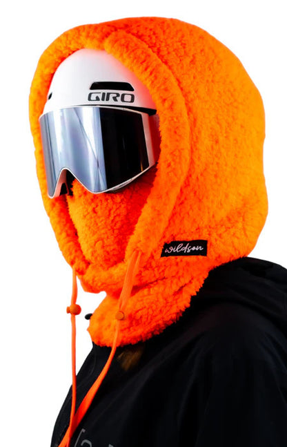 Fleece Winter Mask & Velvet Neck Hood