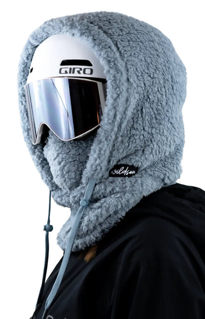 Fleece Winter Mask & Velvet Neck Hood