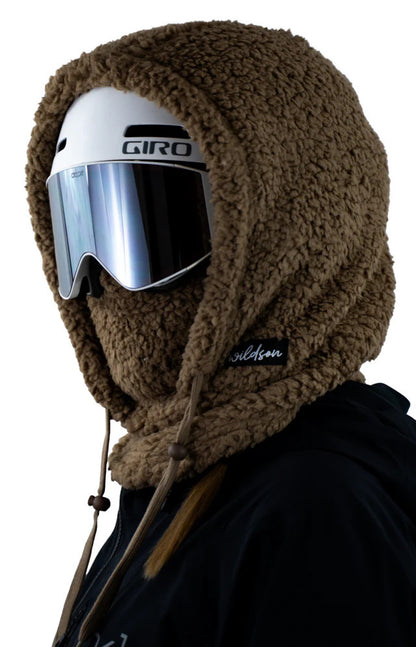 Fleece Winter Mask & Velvet Neck Hood