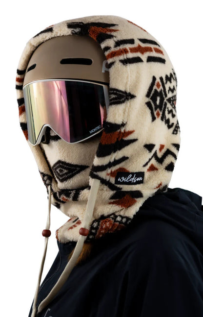 Fleece Winter Mask & Velvet Neck Hood