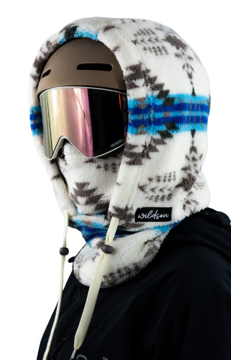 Fleece Winter Mask & Velvet Neck Hood