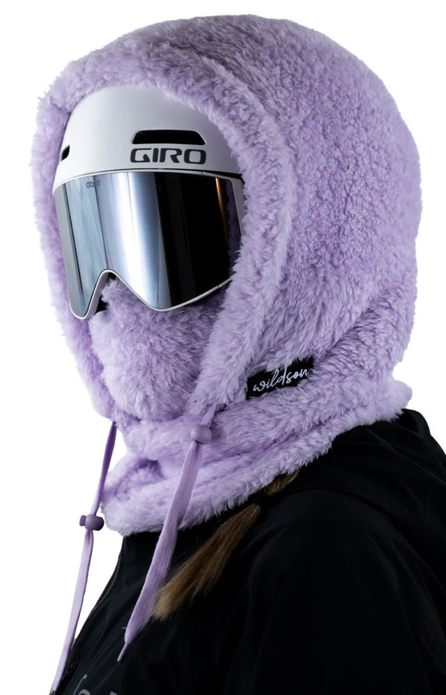Fleece Winter Mask & Velvet Neck Hood