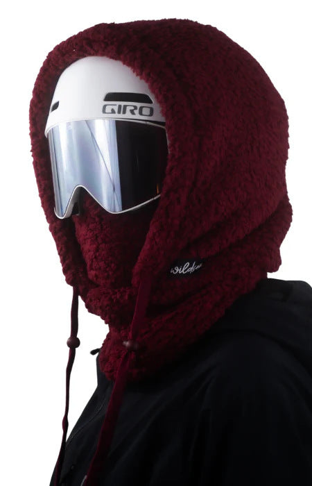 Fleece Winter Mask & Velvet Neck Hood